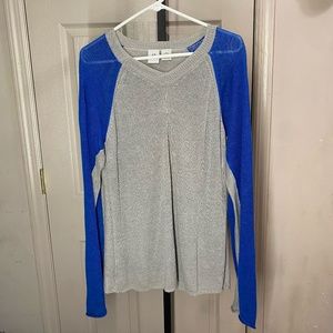 Armani Exchange AX 100% Linen Mens V-Neck Sweater Large L